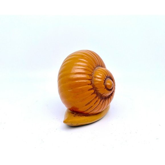 Rare Fitz & Floyd Snail Orange Shell Red Antenna Cute 1970's Kitschy Figurine - Picture 5 of 11